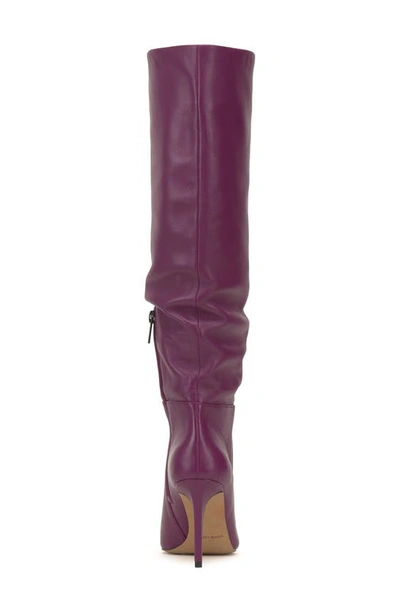 Vince Camuto Kashleigh Pointed Toe Knee High Boot In Ruby Rose