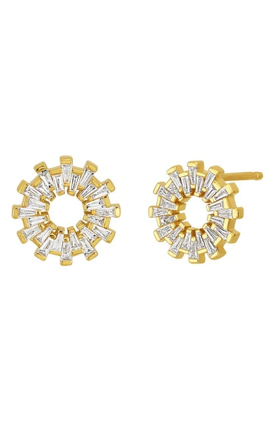 Shop Bony Levy Rita Diamond Stud Earrings In 18k Yellow Gold