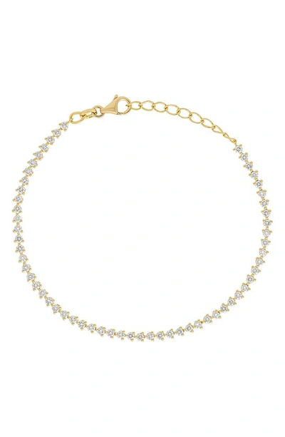 Shop Bony Levy Liora Diamond Tennis Bracelet In 18k Yellow Gold
