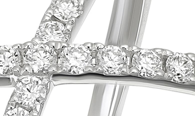 Bony Levy Audrey Diamond Crossover Ring In 18k White Gold