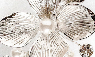 Brides And Hairpins Noemie Crown Halo Comb In Silver