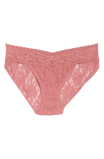 Shop Hanky Panky Signature Lace Vikini In Pink Sands