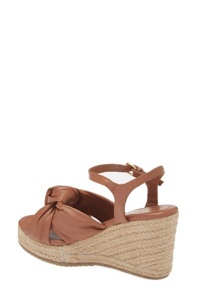 Shop Ted Baker Taymin Knotted Espadrille Wedge Sandal In Tan