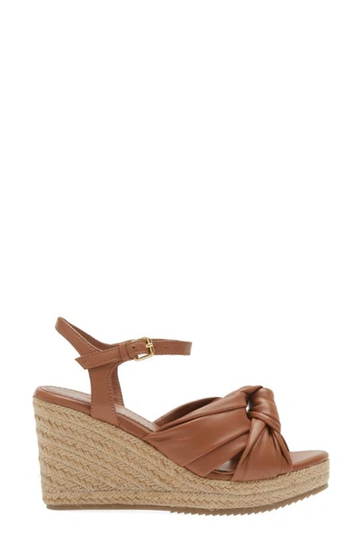 Ted Baker Taymin Knotted Espadrille Wedge Sandal In Tan