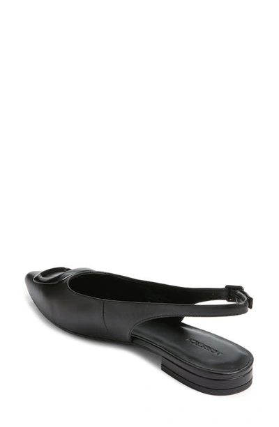 Shop Nordstrom Becca Pointed Toe Slingback Flat In Black