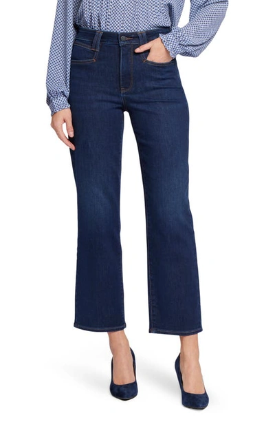 Shop Nydj High Waist Ankle Relaxed Straight Leg Jeans In Palace