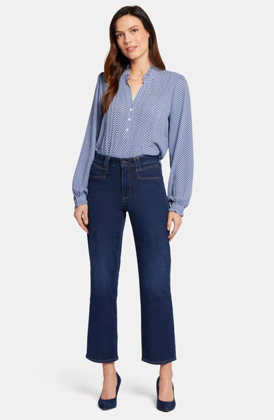 Shop Nydj High Waist Ankle Relaxed Straight Leg Jeans In Palace