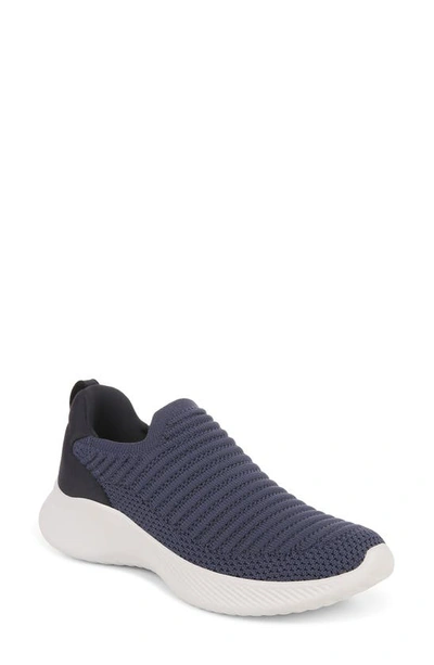 Shop Naturalizer Elite Knit Slip-on Sneaker In Blue Fabric