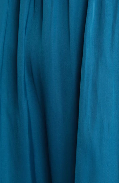 Steve Madden Pleated Cap Sleeve Minidress In Moroccan Blue