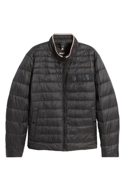 Shop Hugo Boss Darolus Quilted Puffer Jacket In Black