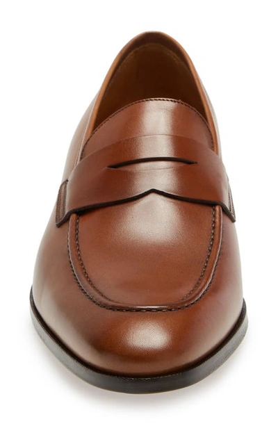 Shop To Boot New York Tesoro Penny Loafer In Brandy Ant