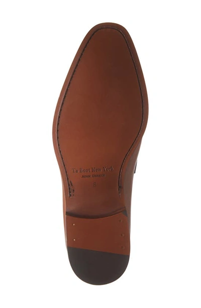 To Boot New York Flex Dress Tesoro Leather Penny Loafers In Brandy Ant