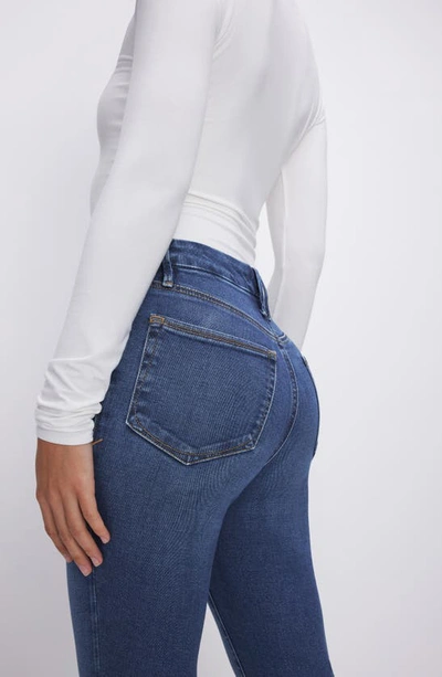 Shop Good American Good Legs Flare Jeans In Bblue305