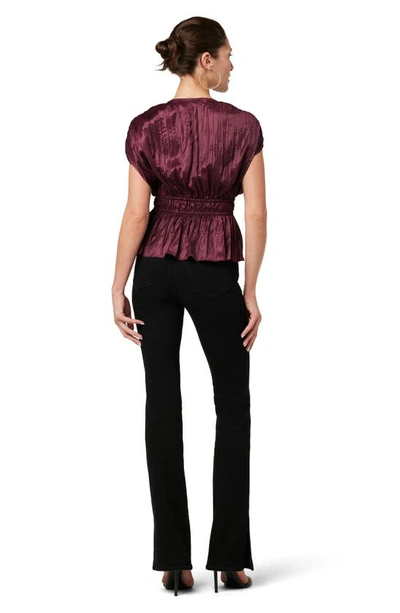 Joe's The Hi Honey Slit Hem High Waist Curvy Bootcut Jeans In As If