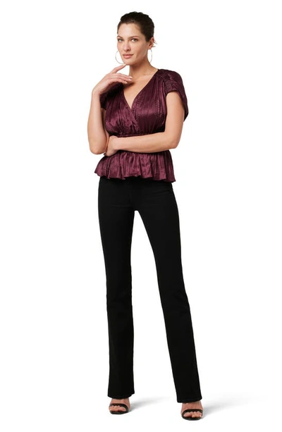 Joe's The Hi Honey Slit Hem High Waist Curvy Bootcut Jeans In As If