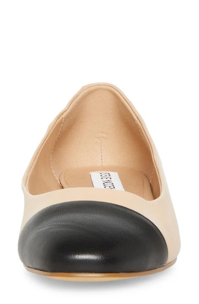 Steve Madden Blair Cap Toe Ballet Flat In Tan Multi