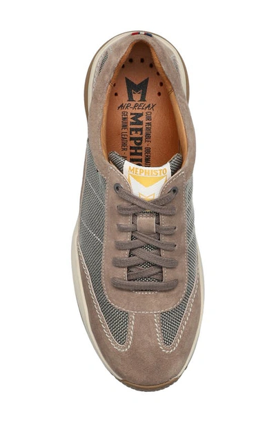 Mephisto Steve Air Sneaker In Warm Grey