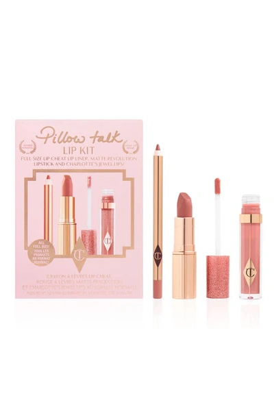 Shop Charlotte Tilbury Pillow Talk Lip Kit $92 Value