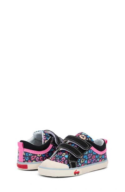 Shop See Kai Run Robyne Sneaker In Black Leopard