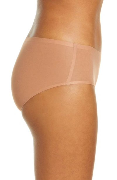 Shop Chantelle Lingerie Soft Stretch Seamless Hipster Panties In Mocha Mousse-pc
