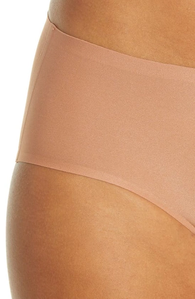 Chantelle Lingerie Soft Stretch Seamless Hipster Panties In Mocha Mousse-pc