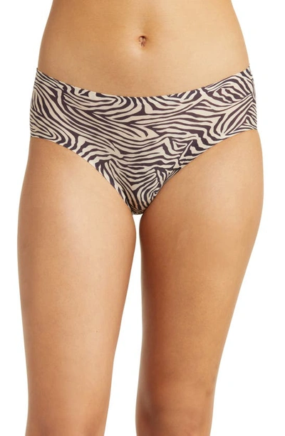 Shop Chantelle Lingerie Soft Stretch Seamless Hipster Panties In Safari Nude-ink