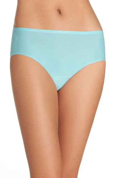Shop Chantelle Lingerie Soft Stretch Seamless Hipster Panties In Blue Ice-8i