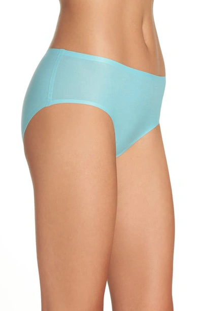 Shop Chantelle Lingerie Soft Stretch Seamless Hipster Panties In Blue Ice-8i