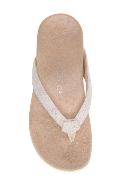 Vionic Mattie Flip Flop In Cream