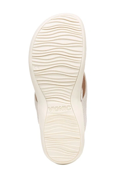 Vionic Mattie Flip Flop In Cream