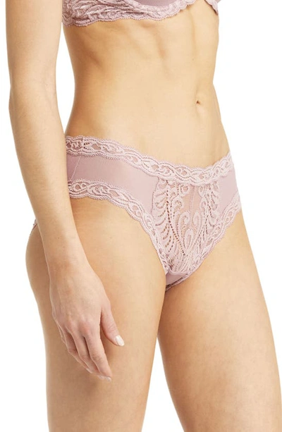 Shop Natori Feathers Hipster Briefs In Antique