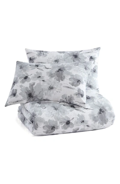 Shop Dkny Modern Bloom Comforter & Shams Set In Grey