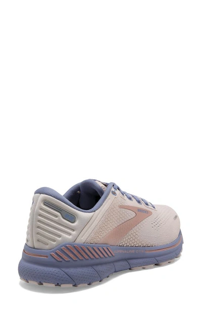 Shop Brooks Adrenaline Gts 22 Sneaker In Lilac/ Tempest/ Pink