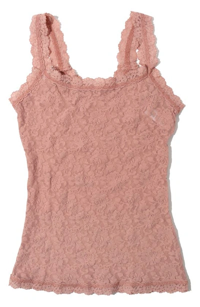 Shop Hanky Panky Lace Camisole In Desert Rose