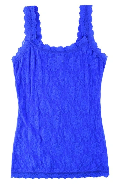 Shop Hanky Panky Lace Camisole In Sapphire