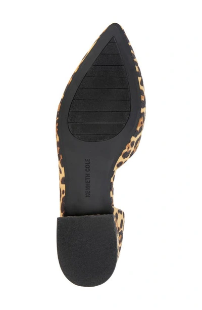 Shop Kenneth Cole Carmina Half D'orsay Flat In Animal