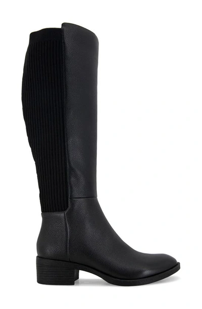 Shop Kenneth Cole Leanna Knee High Boot In Black Leather