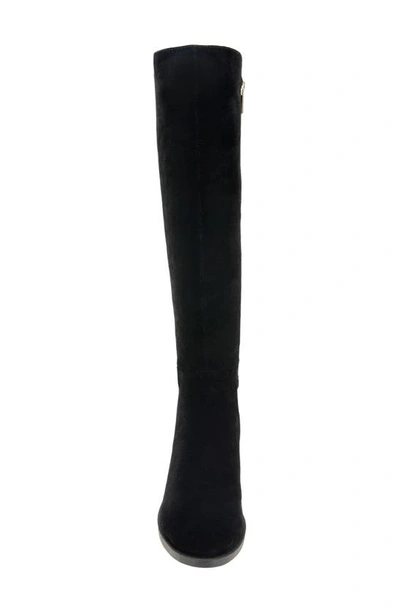 Shop Kenneth Cole Leanna Knee High Boot In Black Suede