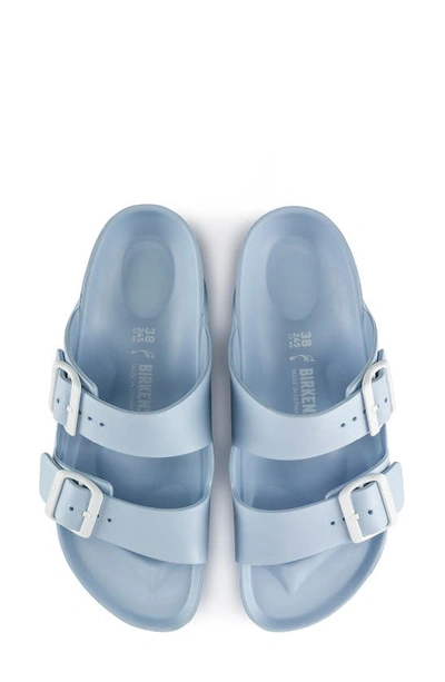 Shop Birkenstock Arizona Waterproof Slide Sandal In Soft Blue
