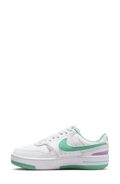 Shop Nike Gamma Force Sneaker In White/ Emerald/ Fuchsia