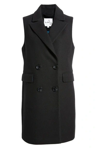 Shop Sam Edelman Tailored Long Vest In Black