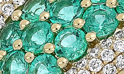 Bony Levy El Mar Wide Ring In 18k Y Gold - Diamond Emerald