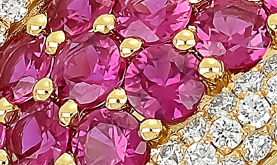 Bony Levy El Mar Wide Ring In 18k Yellow Gold - Diamond Ruby