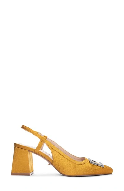 Shop 42 Gold Zilina Slingback Pump In Yellow