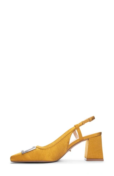 Shop 42 Gold Zilina Slingback Pump In Yellow