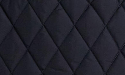Shop Lauren Ralph Lauren Belted Diamond Quilted Jacket In Dk Navy