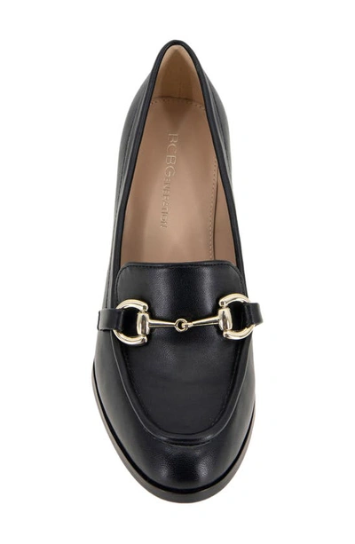 Bcbgeneration Women's Yixy Block Heel Riding Bit Pumps In Black