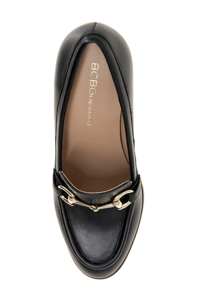 Bcbgeneration Women's Yixy Block Heel Riding Bit Pumps In Black