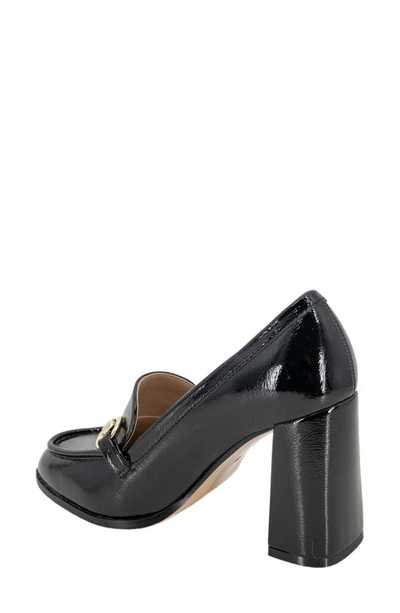 Shop Bcbgeneration Yixy Loafer Pump In Black Patent