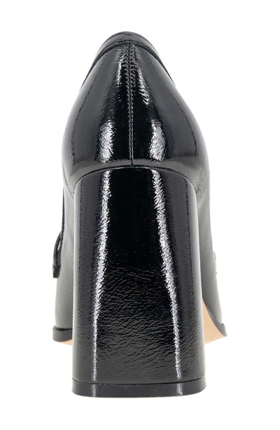 Shop Bcbgeneration Yixy Loafer Pump In Black Patent